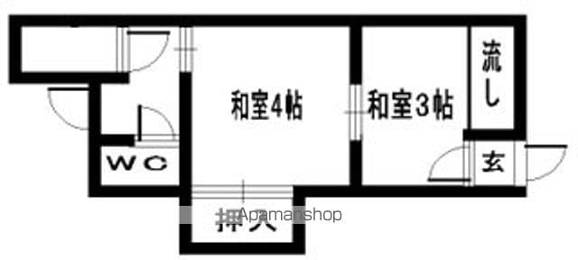 コーポ春木の間取り写真