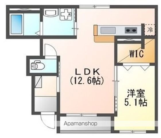 予讃線 新居浜駅 徒歩23分 2階建 築6年の間取り写真