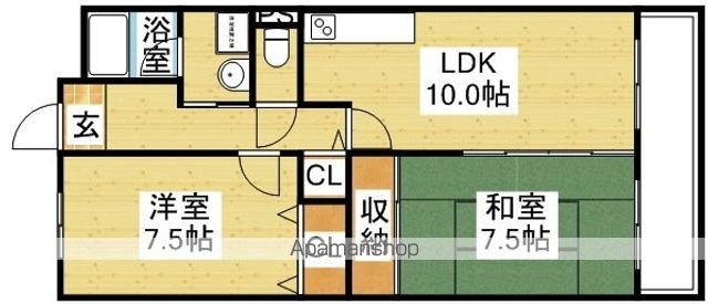エトワール小松の間取り写真
