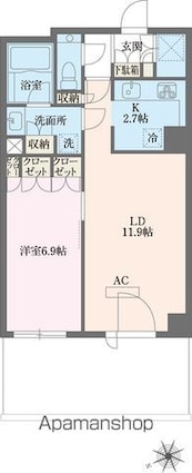 ジュールＡ[1LDK/50.32m2]の間取図