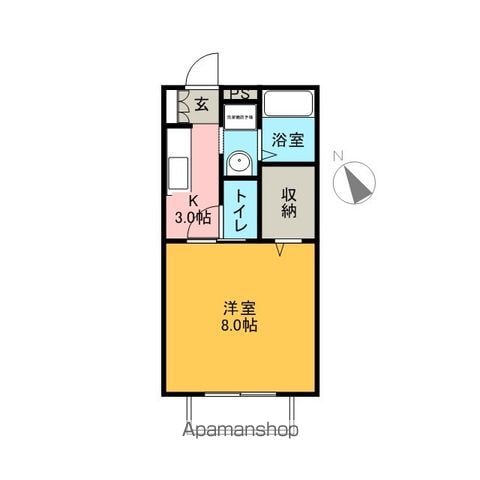 クレールステラの間取り写真