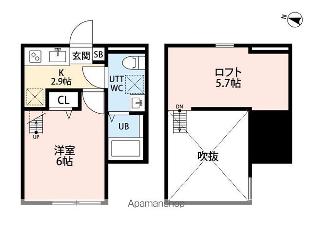 クレスト平塚の間取り写真