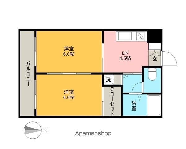 アルデール宮町の間取り写真