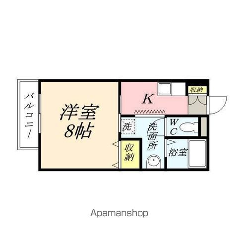 はなはうす門田 二番館の間取り写真