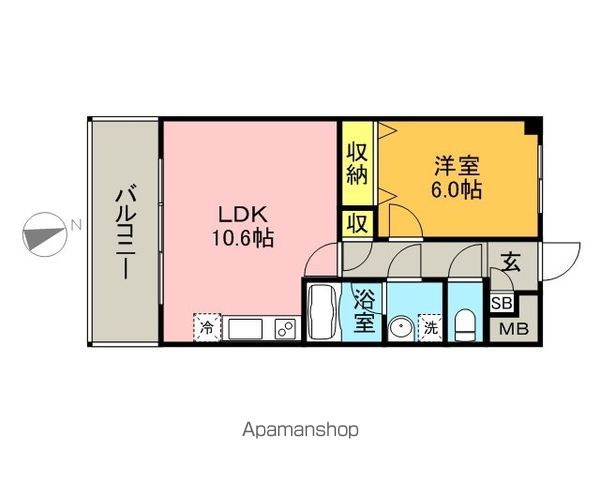 グランドアマレイⅦ番館の間取り