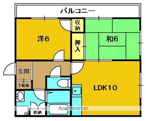 谷町ホープマンションの間取り写真