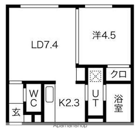 コンフォール中島の間取り写真