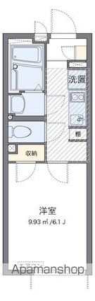 クレイノアナベル[1K/21.11m2]の間取図
