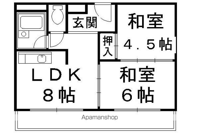 グレーシー原谷の間取り写真