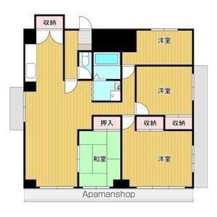 リアライズ猪子石[4LDK/115.7m2]の間取図