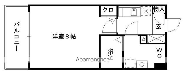 【アクアシティ警固の間取り】