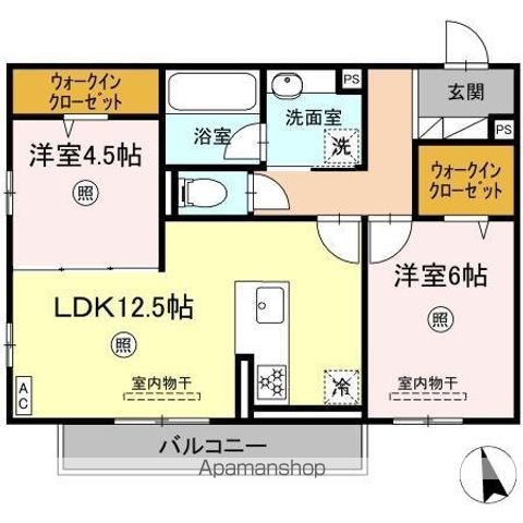 サンコートHIKARIの間取り写真