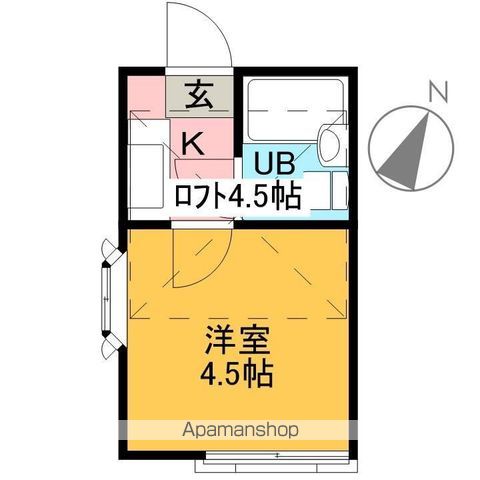 西武池袋・豊島線 狭山ヶ丘駅 徒歩8分 2階建 築40年の間取り写真