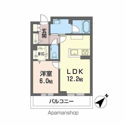 Ｙａｎａｇｉ　Ｔａｋａｓｕ[1LDK/46.46m2]の間取図