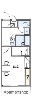レオパレス大町[1K/23.18m2]の間取図