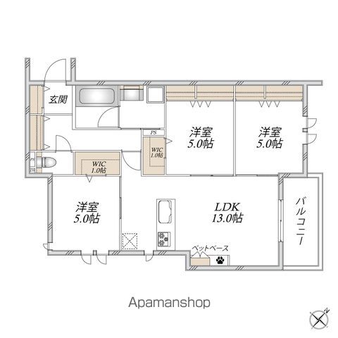 リュウ参番館の間取り写真