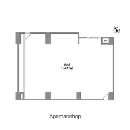 グランドール武戸野[事務所/184.47m2]の間取図