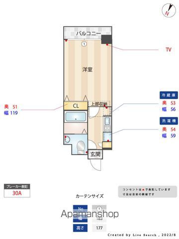 ソシアル天神の間取り