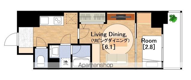 リアライズ鶴橋東IIの間取り写真