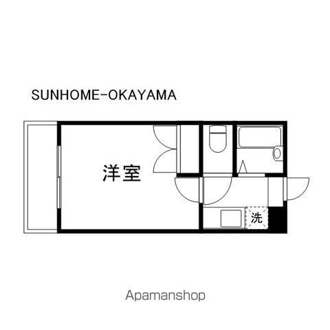 パレスTAKENAMIの間取り写真