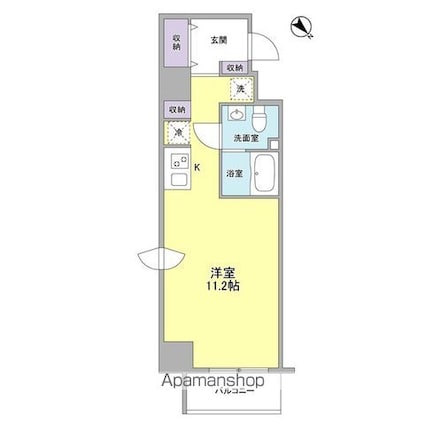スタイリオ中延[1R/34.24m2]の間取図