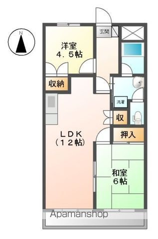 パープルメゾンの間取り写真