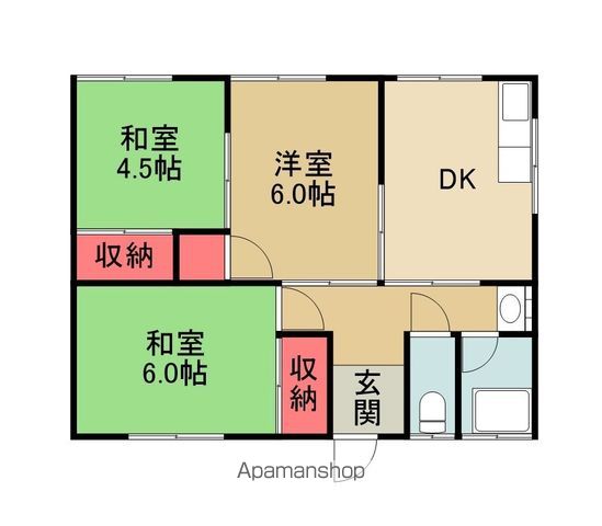 予讃線 伊予西条駅 徒歩18分 1階建 築42年の間取り写真