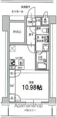 JET BLD GALLERIAの間取り写真