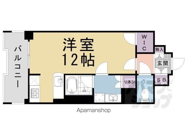 レーベン京都河原町の間取り写真