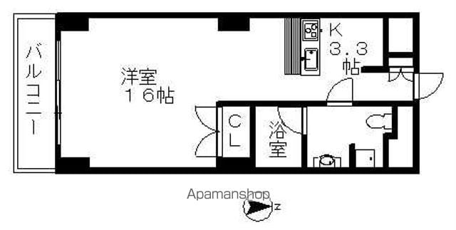 スクエア名駅南の間取り写真