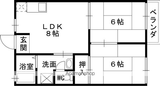 メゾンハイムの間取り写真