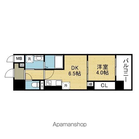 エグゼ大阪CITYオースティンの間取り写真
