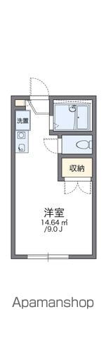 レオパレスプルニエの間取り写真