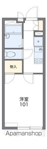 レオパレス楓 202 ｜ 静岡県浜松市中央区西浅田１丁目4-5（賃貸マンション1K・2階・19.87㎡） その2