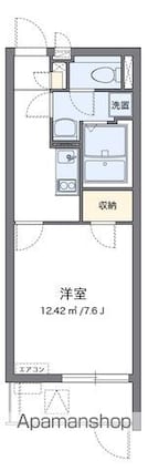 東京都練馬区平和台１丁目[1K/26.08m2]の間取図