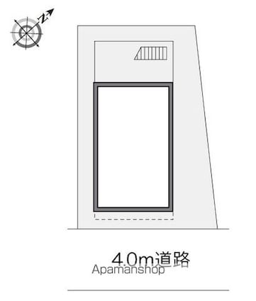 東京都杉並区和泉４丁目[1K/20.8m2]の配置図