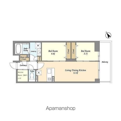 THE GRAND TERRACE WAKABAYASHIの間取り写真