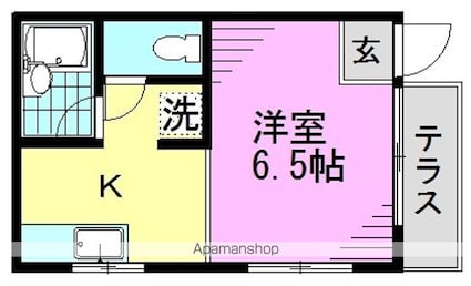 ロゴスプレジオ杉並[1K/22m2]の間取図