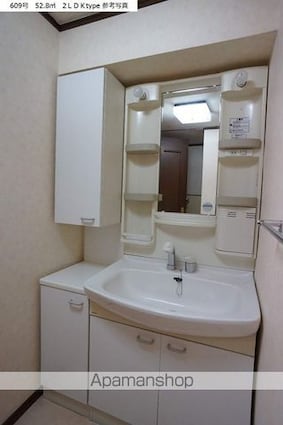 東京都新宿区富久町[2LDK/51.3m2]の洗面所