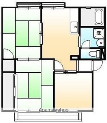 ジュネスハイム[3DK/51.83m2]の間取図