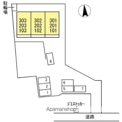 ココン　セレソ[2LDK/65.31m2]の配置図