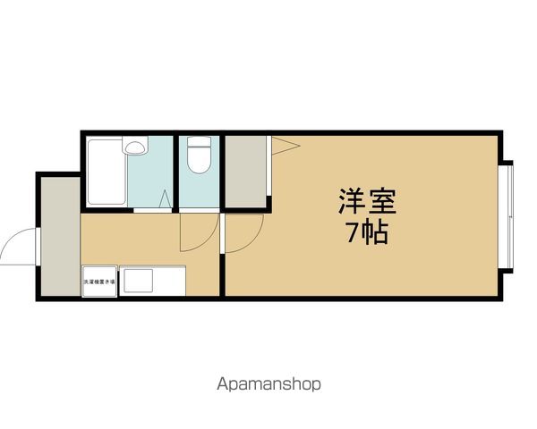 京都市北区 3階建 築26年の間取り写真