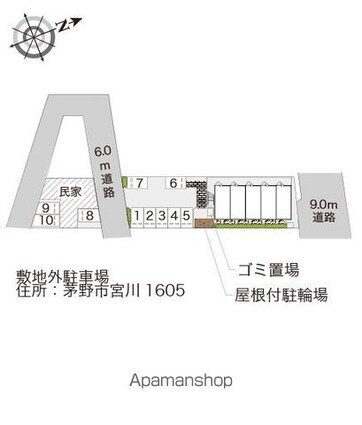 レオパレスＴｏｐＦｏｒｔｕｎｅ[1K/23.18m2]の配置図