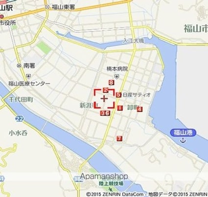 ローズパレス[2DK/42.87m2]の配置図