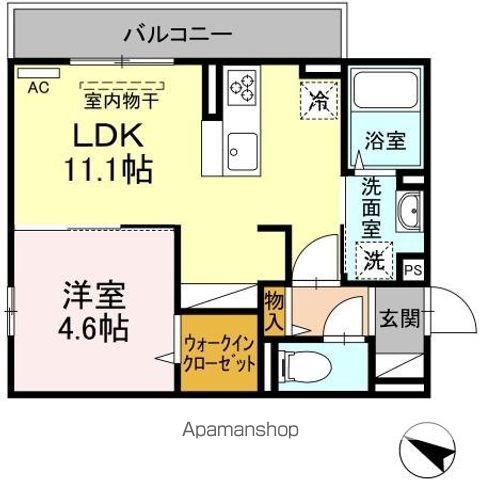 D-room内山IIの間取り写真