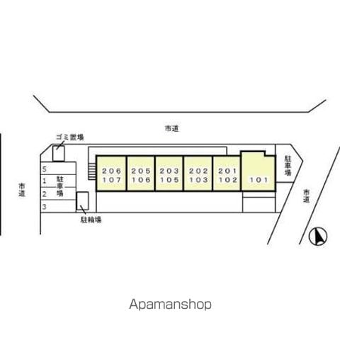 リヴェール　メゾン 206 ｜ 東京都三鷹市北野１丁目1-51（賃貸アパート1K・2階・25.28㎡） その23