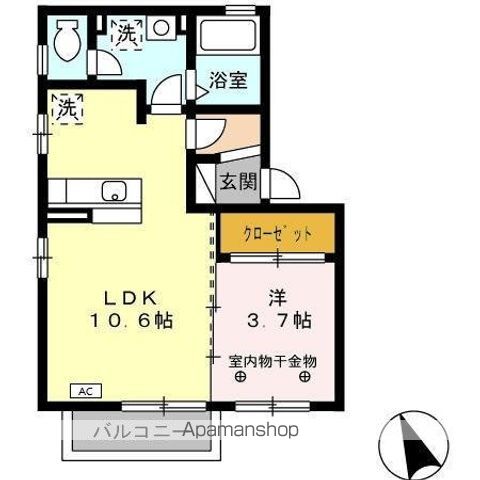 はなみずき Cの間取り写真