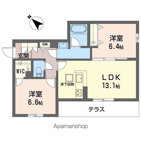 シャーメゾングラニテの間取り写真