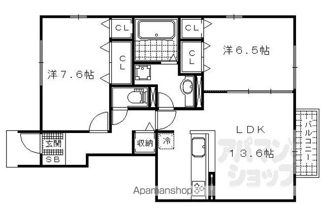 LA CHANCEの間取り写真