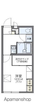 レオパレスコーポ　タイホー[1K/21.81m2]の間取図